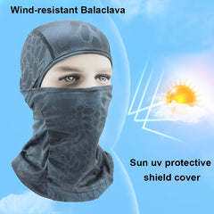 Men's UV Protection Windproof Full Face Warm Hat