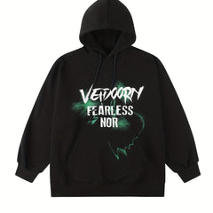 Men's Creative Letter Print Hoodie