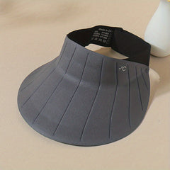 Ice Silk Visor Hat Soft UV Protection Sun Hat For Cycling Sports