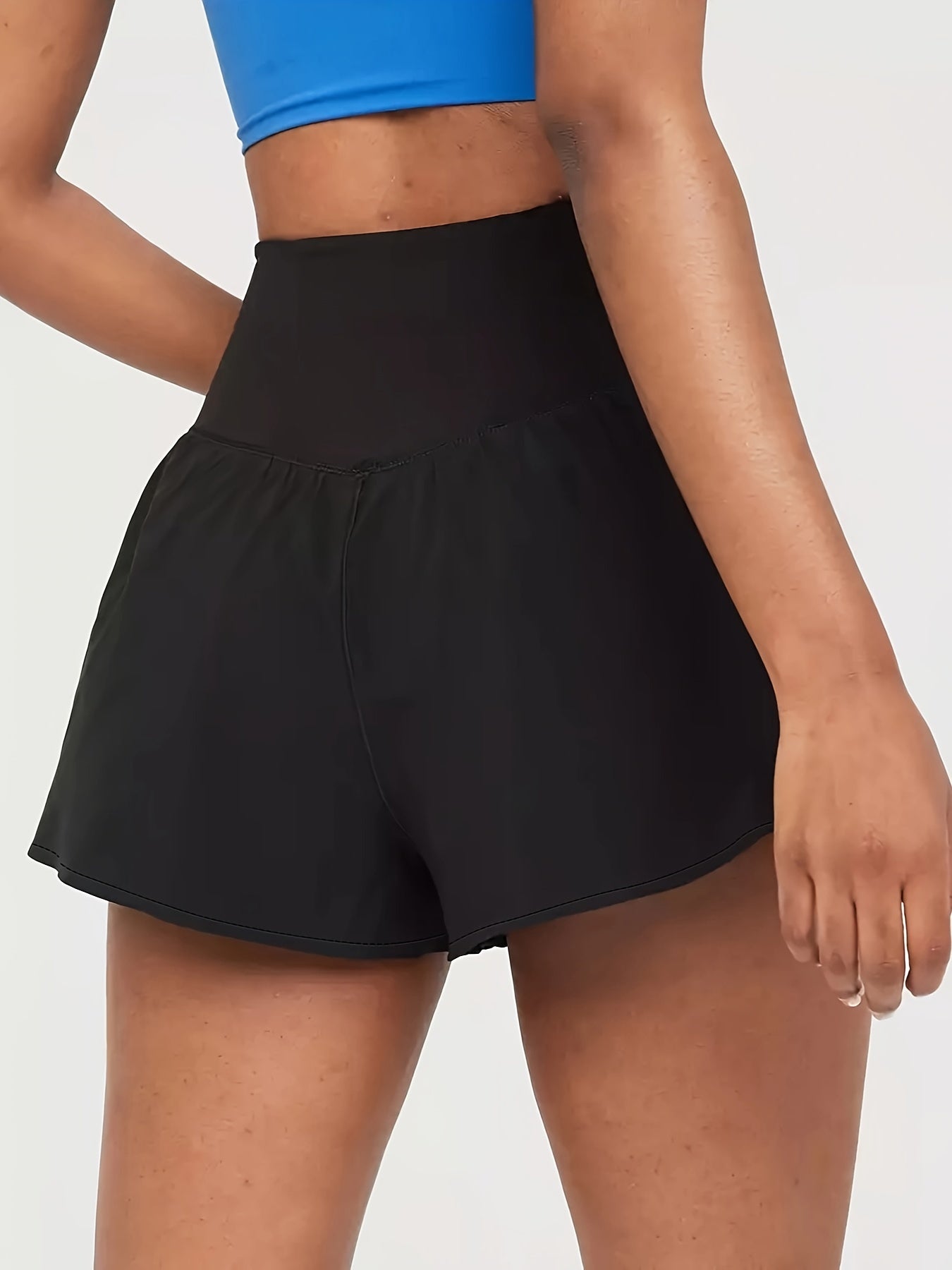 High Waist Yoga Shorts for Women Sports Fitness Running