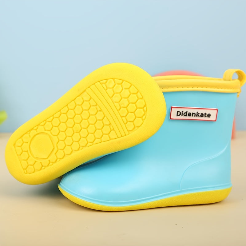 Girl's High Top Rain Boots Non Slip Waterproof Shoes