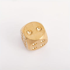 20mm Large Brass Dice Bar Game 6 sided Brass Copper Dice