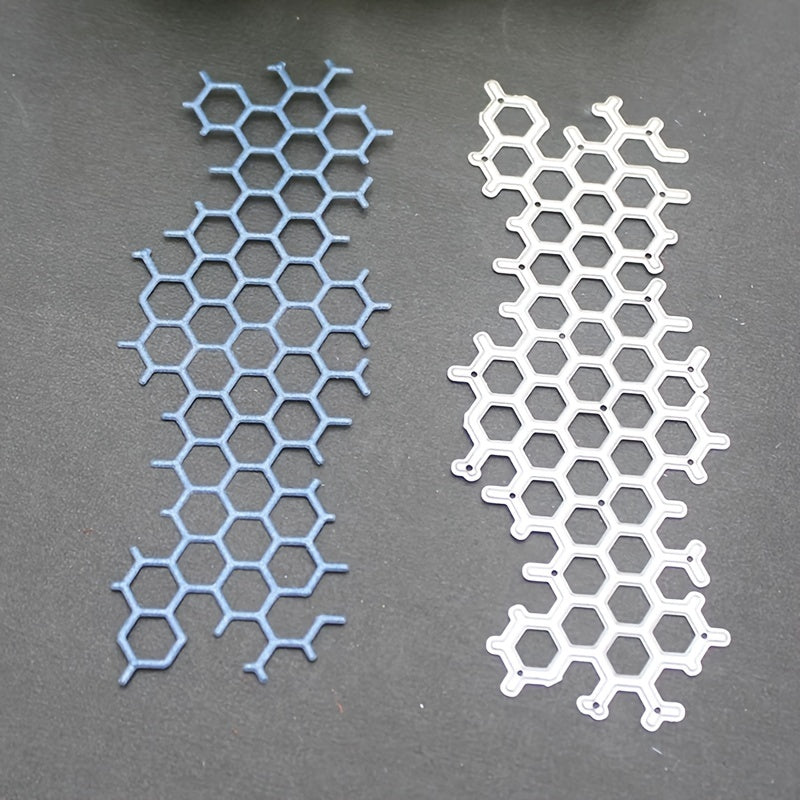 Honeycomb Grid Fishnet Metal Cutting Dies Stencil for Cards Scrapbooking DIY
