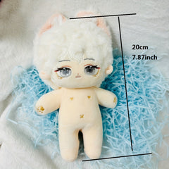 Anime Doll with Glasses & Headband Soft Polyester Material