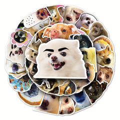 50pcs Puppy Series Stickers For Motorcycle Laptop Cup - Waterproof Sticker