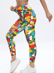 High Waist Yoga Leggings with Pocket Women's Activewear