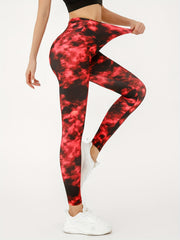 Tie Dye Soft Leggings High Waisted Tummy Control Workout Yoga Leggings
