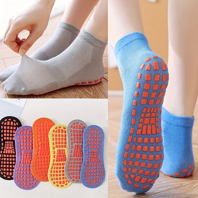 Solid Education Yoga Socks Women Breathable Non-slip Low Top Thin Socks