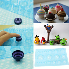 Plastic Paper Quilling Mould Half Ball Domes DIY Paper Craft Tool
