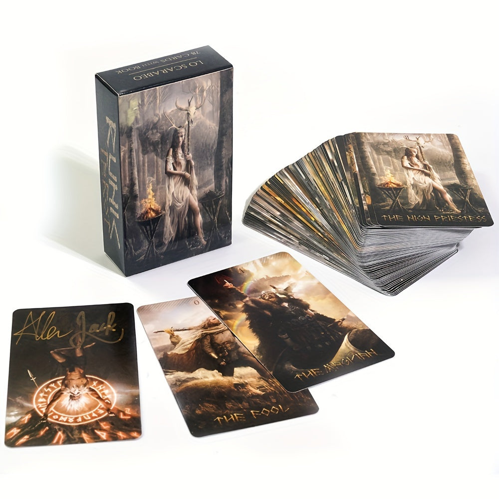 78 Piece Runic Tarot Deck - Unlock Ancient Nordic Secrets