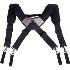 Magnetic Tool Belt Suspenders With Phone Holder