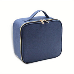 Makeup Bag Organizer With Adjustable Dividers Cosmetic Bag Portable Travel Case