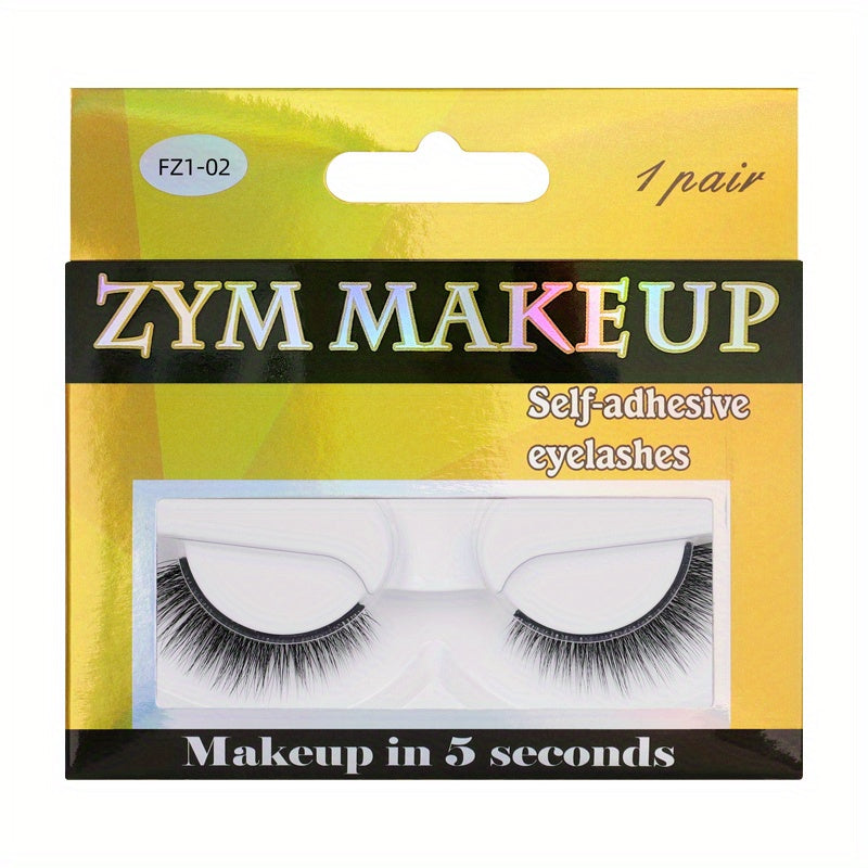 Self-adhesive False Eyelashes Natural Thick Cross Soft Eyelashes