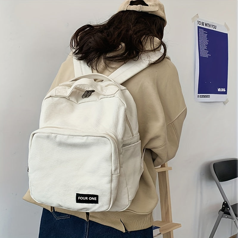 Large Capacity Canvas Backpack for Women