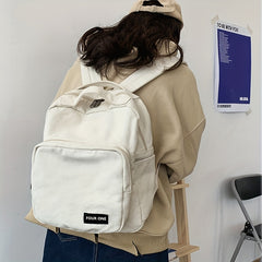 Large Capacity Canvas Backpack for Women