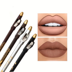 Waterproof Lip Liner Long Lasting Sharp Non-Smudging Natural
