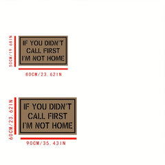 Rubber Fabric Letter Mat Water-Absorbing Non-Slip Entry Door Mat