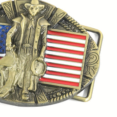 Zinc Alloy Metal Belt Buckle Retro Casual Belt Buckle Ring