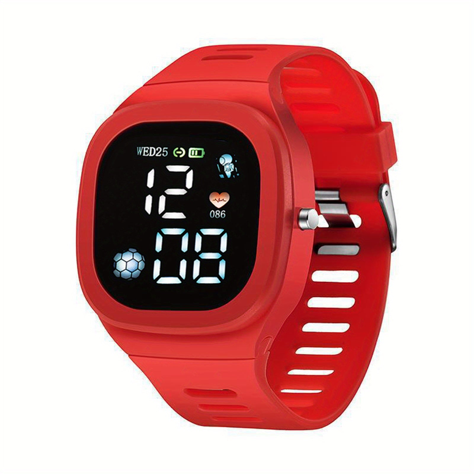 Electronic Watch LED Display Easy Operation Watch