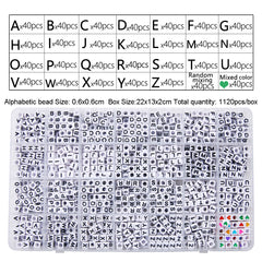26 Alphabet Beads in a Box Craft Your Own Message