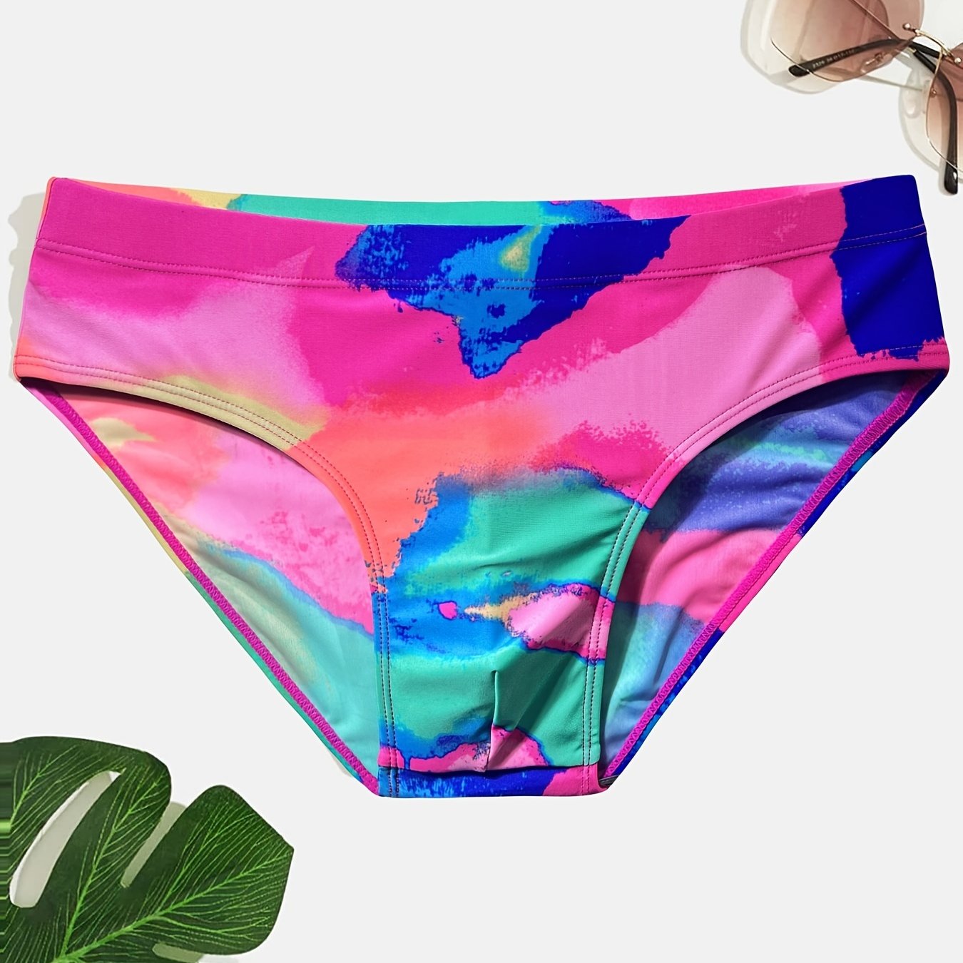 Men's Racing Swim Briefs Fast Dry Trunks for Competition