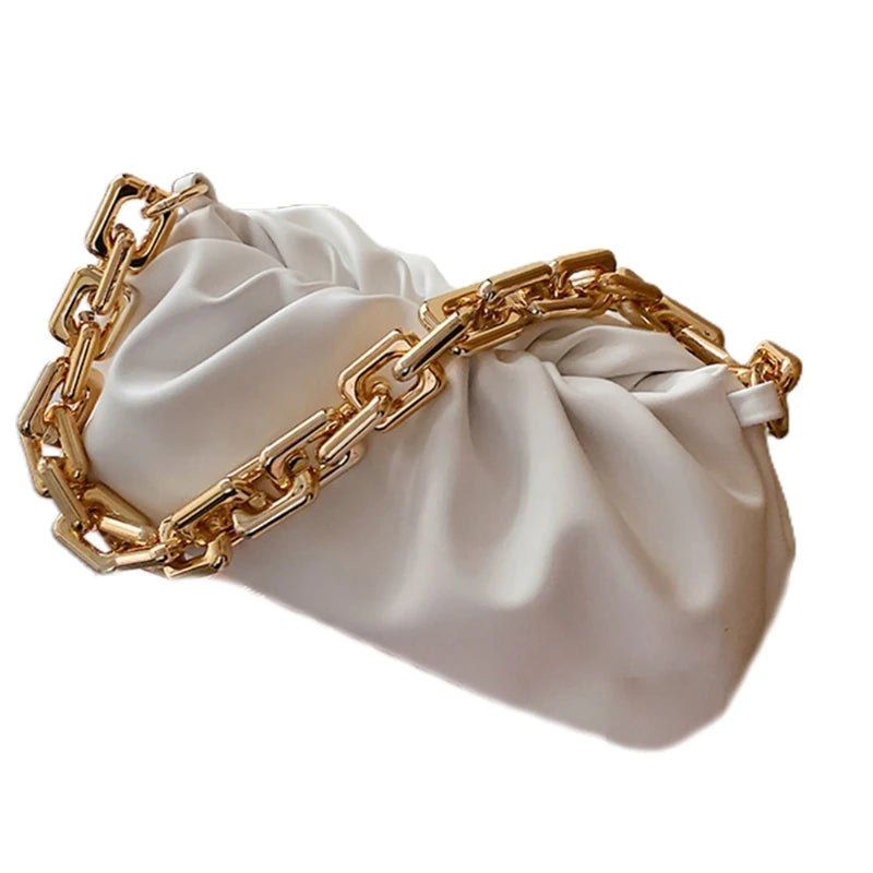 CA Women's Dumpling Bag Shoulder Handbag Cloud Crossbody Chain Pouch