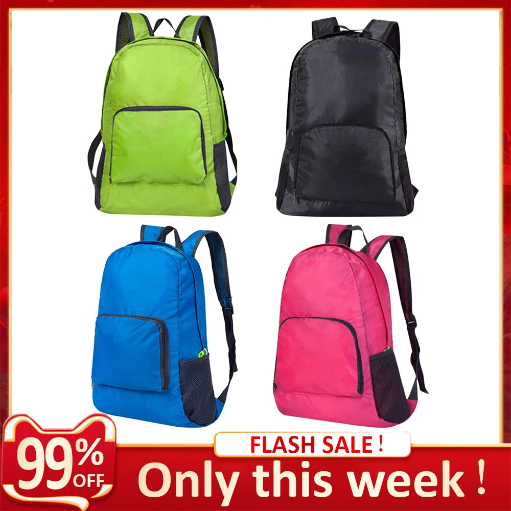 20L Climbing Backpack Nylon Rucksack Large Capacity Travel Camping Hiking