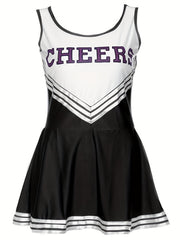 Classic Cheerleader Dress Cheer Uniform For Cheerleading Dancing Performance