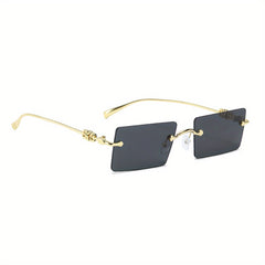 Men's Rimless UV Resistant Sunglasses for Summer Beach