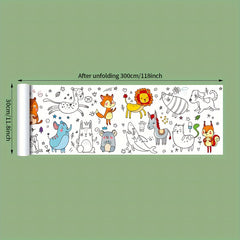 Creative Doodle & Painting Roll for Ages 3 Develop Creativity and Motor Skills
