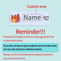 Cartoon Name Stickers - Waterproof & Stain Resistant - 40-180pcs