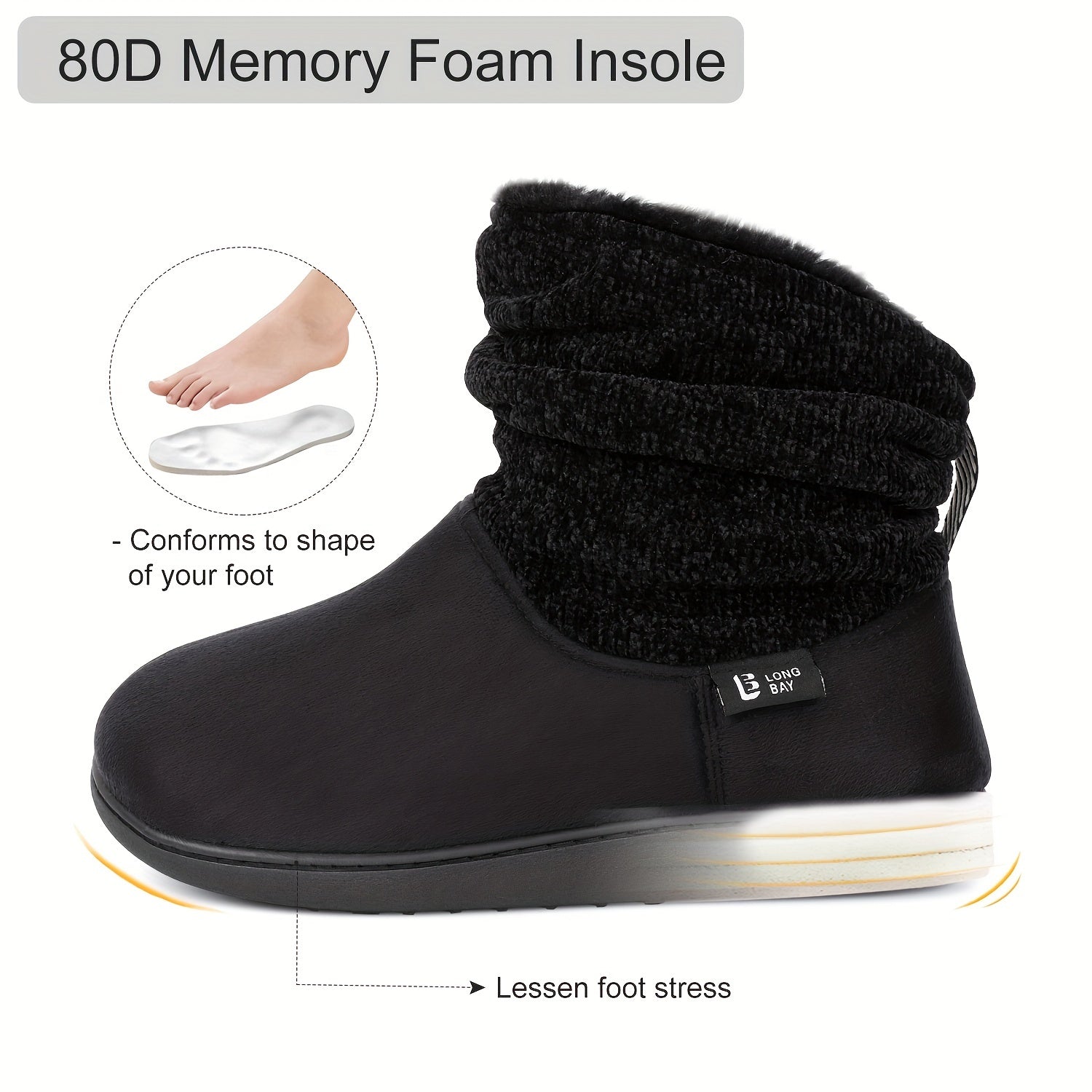 Women's Suede Winter Boots - Fluffy Faux Fur Lining