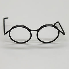 3pcs 36MM 25MM Doll Steel Wire Metal Glasses Headwear Accessories
