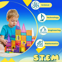 86pcs Ceramic Tile Building Kids Toys 3D Block Building Set