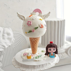 1pc Donut Ice Cream Cake Stake Holder Bracket Birthday Cake Dessert