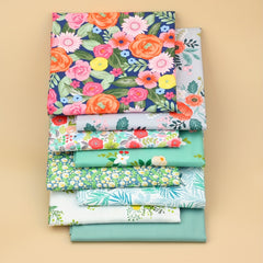 8pcs Fabric Printed Cloth Sewing Quilting Fabric DIY Patchwork