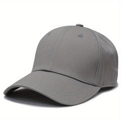 Solid Ponytail Baseball Cap Adjustable Back Buckle Outdoor