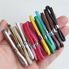 1pc 3mm Leather Straps in 13 Colors, Doll Belt Supplies