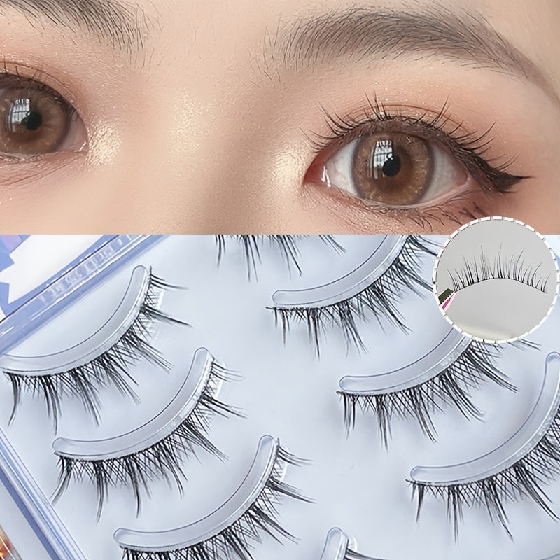 Japanese Wispy False Lashes Pack Natural Look Faux Mink Eyelashes