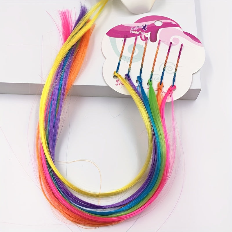 6 Colors Mini Clip Kids Hair Bands Girl Hair Accessories