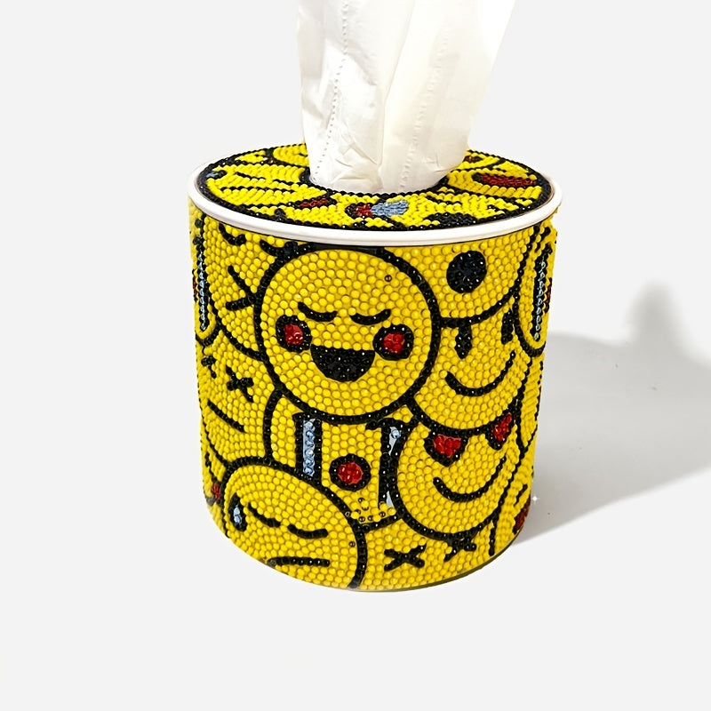 DIY Artificial Diamond Tissue Box 5D Diamond Painting Material Package