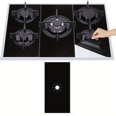 3pcs Gas Stove Burner Covers Reusable Teflon Protector Mat