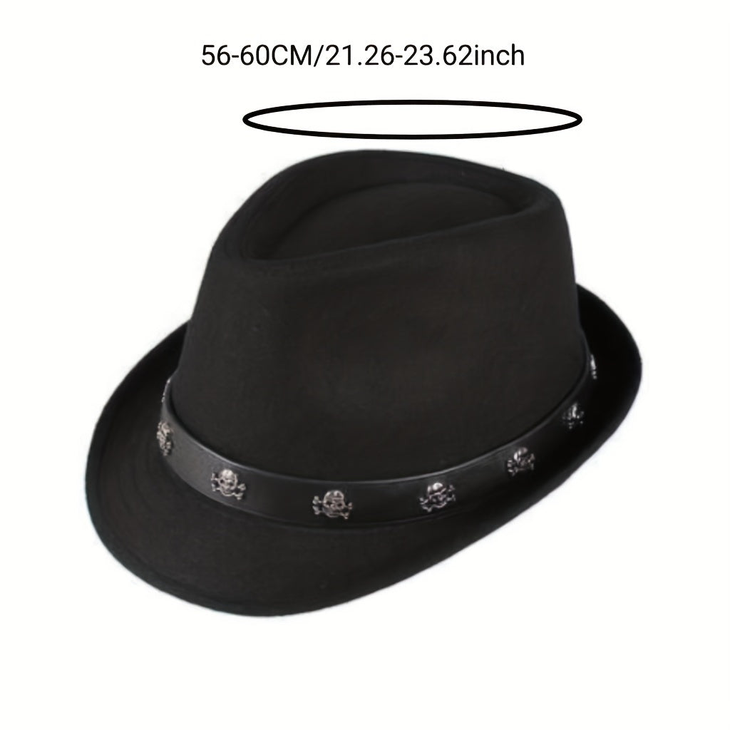 Warm Woolen Wide Brim Fedora Hat for Party