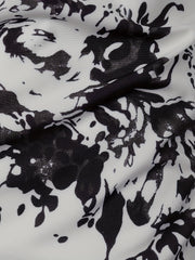 Men's Flower Print Casual Button Up Shirt