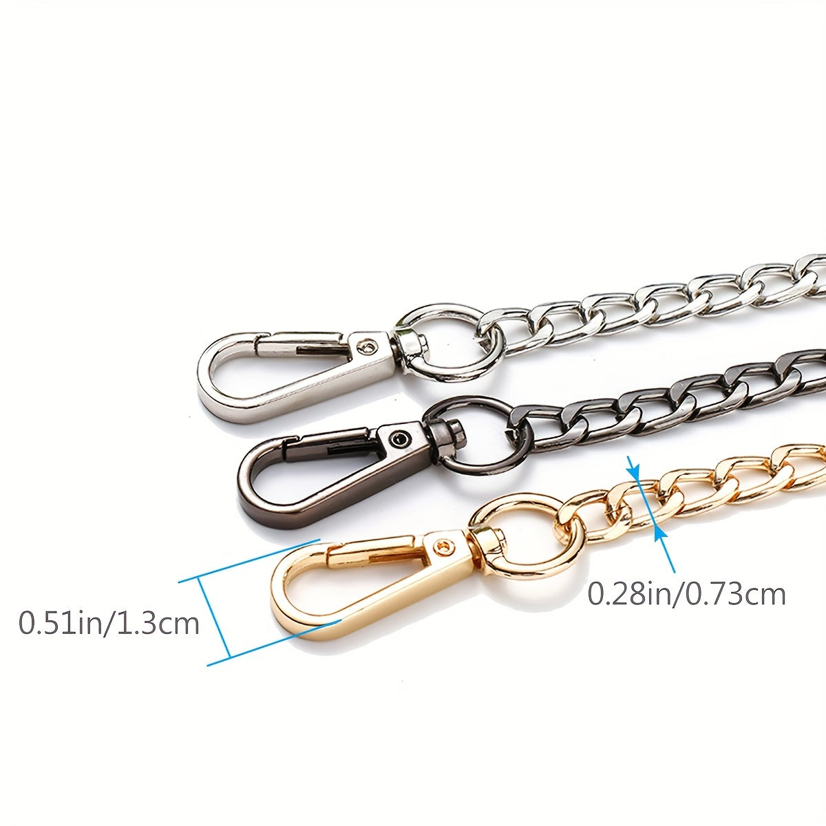 Metal Shoulder Bag Strap Replacement Crossbody Bag Chain Stap