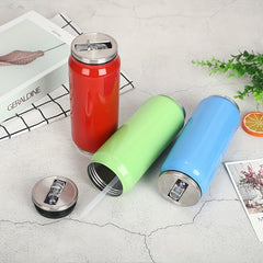 500ml Stainless Steel Cup with Lid and Straw - Leak-Proof Water Cup