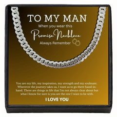 Punk Silver Stainless Steel Cuban Chain Pendant Necklace for Him