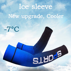 1 Pair Summer Outdoor UV Protection Arm Sleeves for Cycling