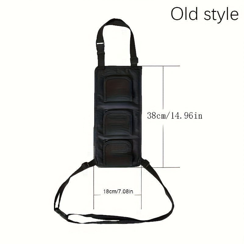 1pc Portable Fishing Rod Storage Bags with Fixing Straps