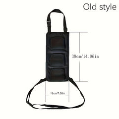 1pc Portable Fishing Rod Storage Bags with Fixing Straps